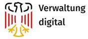 Logo van Verwaltung Digital - het digitale platform van Duitsland met uitleg over §34c GewO-licentie